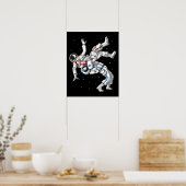 Poster Lutte des astronautes (Cuisine)