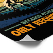 Poster Lutte Parce Que D'Autres Sports Nécessitent Une Ba (Coin)