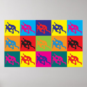 Poster Lutte Pop Art