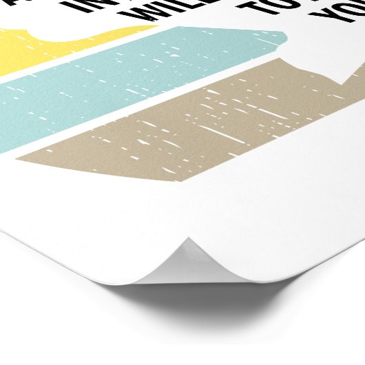 Poster Lutte Rétro Pour Les Choses Qui Vous Intéressent (Coin)