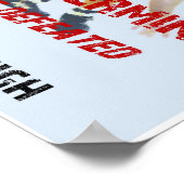 Poster Lutte - Trop positif pour être douteux (Coin)