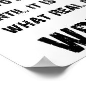 Poster lutte - véritable bête (Coin)