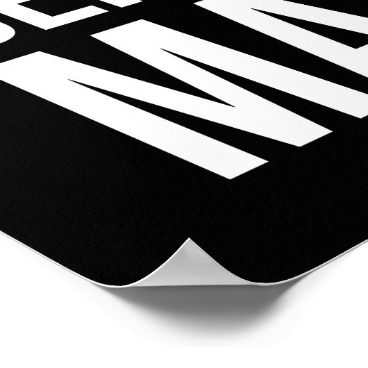 Poster Lutter avant de le faire - Motivationnel (Coin)