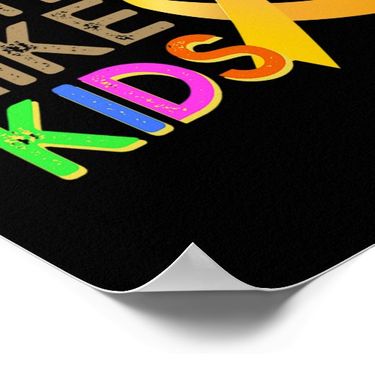 Poster Lutter comme les enfants Mois de sensibilisation a (Coin)