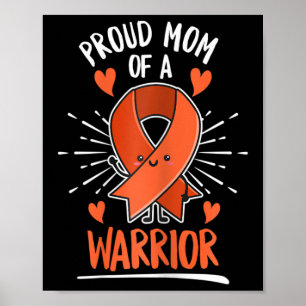 Poster Lutter contre la leucémie pour une maman guerrière