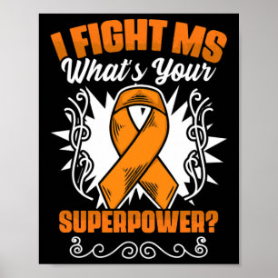 Poster Lutter contre la sclérose en plaques Survivant