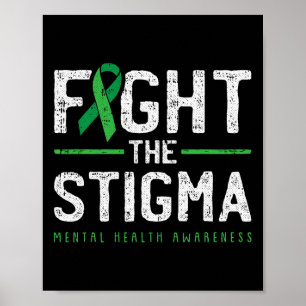 Poster Lutter Contre La Stigma Sensibilisation À La Santé