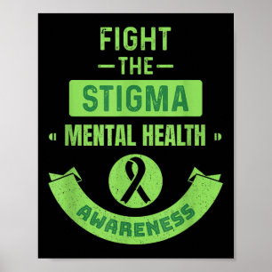 Poster Lutter contre la Stigma Thérapeute de sensibilisat