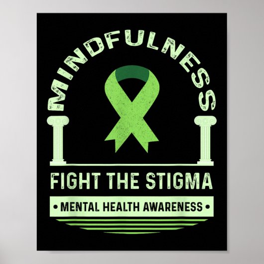 Poster Lutter contre la stigmatisation Chemise santé ment (Devant)