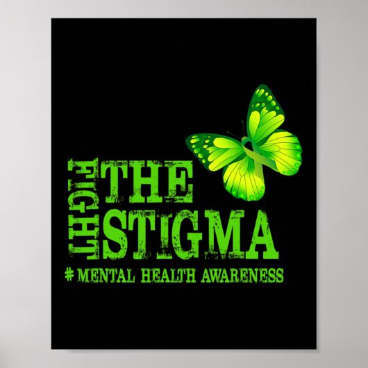 Poster Lutter contre la stigmatisation Mois de sensibilis (Devant)