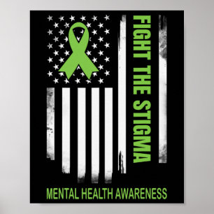 Poster Lutter Contre La Stigmatisation Pour La Sensibilis
