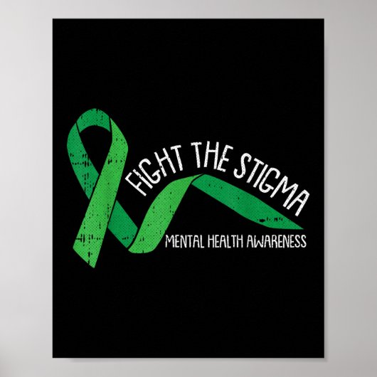 Poster Lutter Contre La Stigmatisation Santé Mentale Ruba (Devant)
