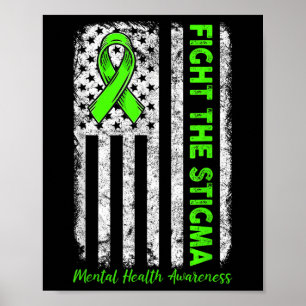 Poster Lutter contre la stigmatisation Santé mentale S Se