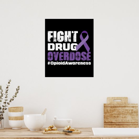 Poster Lutter contre la surdose (Cuisine)