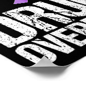 Poster Lutter contre la surdose de drogue Sensibilisation (Coin)