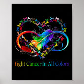 Poster Lutter contre le cancer dans toutes les couleurs L (Devant)