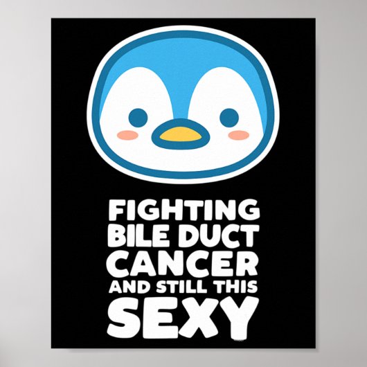 Poster Lutter contre le cancer de la bille Duct encore ce (Devant)