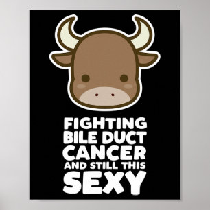 Poster Lutter contre le cancer de la bille Duct Toujours