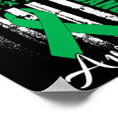 Poster Lutter Contre le cancer de la bille Kelly Green Ri (Coin)