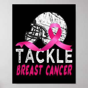 Poster Lutter contre le cancer du sein Survivant Football