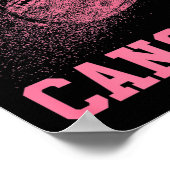 Poster Lutter contre le cancer Football - Sensibilisation (Coin)