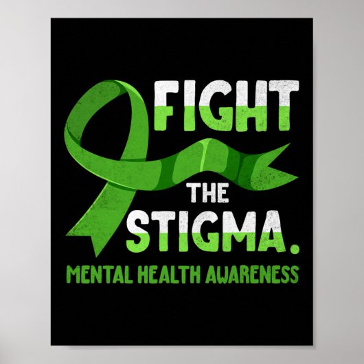 Poster Lutter Contre Le Ruban Des Hommes De La Stigmatisa (Devant)