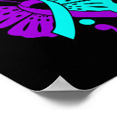 Poster Lutter contre le suicide heureux soutien graphique (Coin)