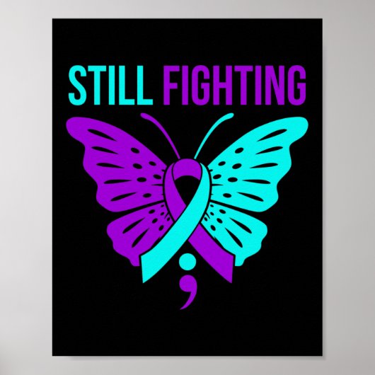 Poster Lutter contre le suicide heureux soutien graphique (Devant)