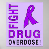 Poster Lutter contre l'overdose de drogue (Devant)