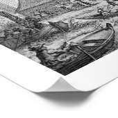 Poster Lutter contre un incendie dans un moulin à vent pr (Coin)