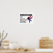 Poster Lutter Drôle Dictionnaire Définition Lutte (Cuisine)