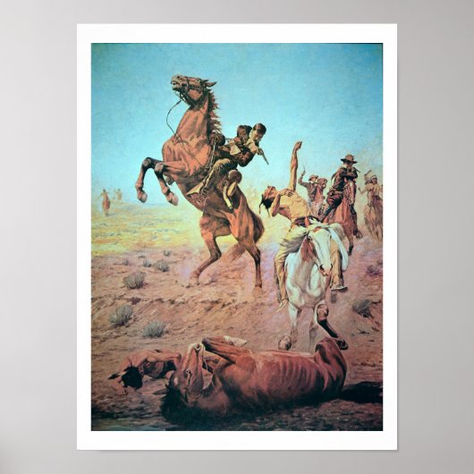 Poster Lutter pour le trou d'eau (litho couleur) (Devant)