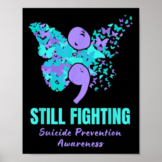 Poster Lutter toujours contre la prévention du suicide Be (Devant)