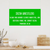 Poster Lutteur irlandais (Cuisine)