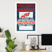 Poster Luttez sous votre propre drapeau (US02106) (Bureau à domicile)