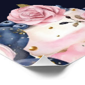 Poster Luxe 20e anniversaire Champagne personnalisé talon (Coin)