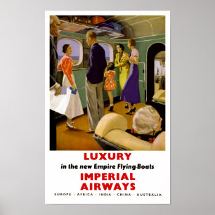 Poster Luxe dans le nouvel empire Bateaux Volants