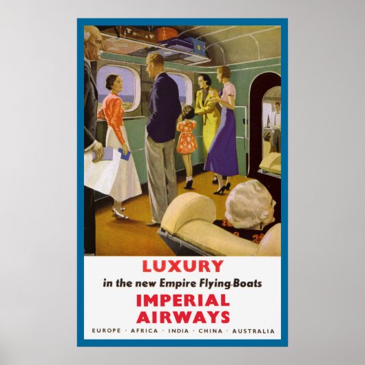 Poster Luxe dans le nouvel empire Bateaux Volants (Devant)
