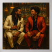 Poster Luxe et fraîcheur (Devant)