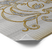 Poster Luxe et romance. (Coin)