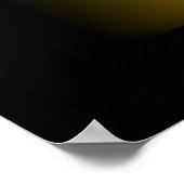 Poster Luxe jaune Abstrait avec noir AP0004 (Coin)