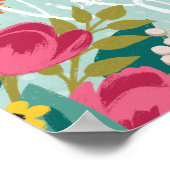 Poster Luxe romantique X | Laissez votre vie fleurir (Coin)