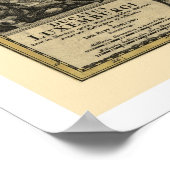 Poster Luxembourg - Carte Europe 1712 (Coin)