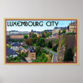Poster Luxembourg City (Devant)
