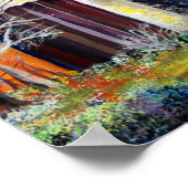 Poster Luxembourg - Plateau Psychedelique Du Rham (Coin)