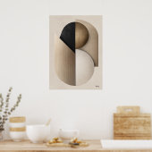Poster Luxury Art Deco Geometric Wall Art | Minimal (Cuisine)