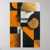 Poster Luxury Geometric Composition (Devant)