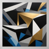 Poster Luxury Geometric Prism (Devant)