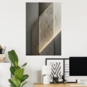 Poster Luxury Geometric Texture (Bureau à domicile)
