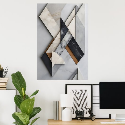 Poster Luxury Intersections (Bureau à domicile)